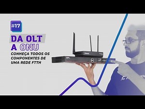 Aula #17 Da OLT a ONU Conheça todos os componentes de uma rede FTTH