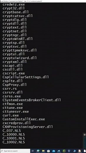 The Windows ‘tree’ and ‘type’ commands examples
