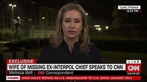 Wife of ex-Interpol chief fears for her life