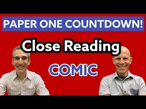 Countdown to Paper One - Comic - Conventions and Close Reading