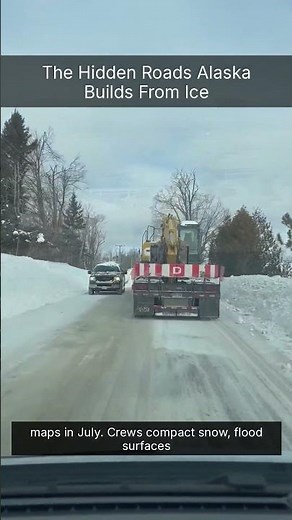 The Hidden Roads Alaska Builds From Ice