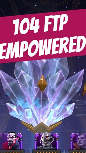 OPENING 104 FTP EMPOWERED CRYSTALS IN UNDER A MINUTE! | #mcoc