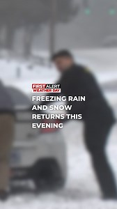 We’ve had a brief break this afternoon, but now increasing “mixed showers” of freezing rain, ice pellets, and snow arrive during the evening. Showers will continue off/on all night, not a lot, but enough to re-freeze any roads that melted during the day. Gusty east wind continues tonight as well. To stay up to date on the latest forecast, download the FOX 12 Weather app. | FOX 12 Oregon