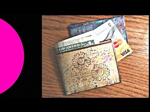 How to Make a Cool Artsy Tyvek Wallet