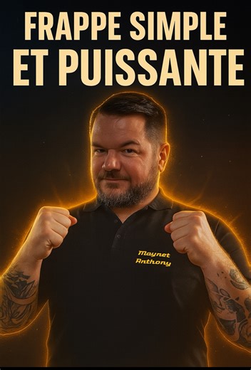💥 FRAPPE SIMPLE, EFFICACE ET PUISSANTE 💥📍 Apprends un enchaînement direct pour te défendre efficacement dans une situation réelle !👊 Dans cette vidéo, je te montre un combo de frappes ultra simple, à la portée de tous ✅💡 Pas besoin d’être un expert en arts martiaux, juste la bonne technique au bon moment !🔥 Objectif : te défendre vite, bien et en sécurité.🧠 Ce n’est pas le style qui compte, c’est l’efficacité.➡️ Frappe – Protège – Reprends le contrôle.⸻🔽 Tu veux en apprendre plus ?✔️ Lik