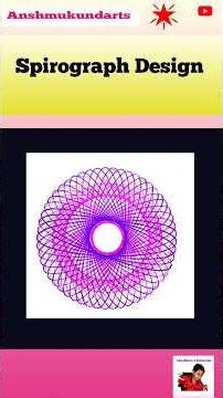 How To Make Spirograph Designs || Spirograph Design Draw Kare Pen Se41😍 #shorts #ytshorts