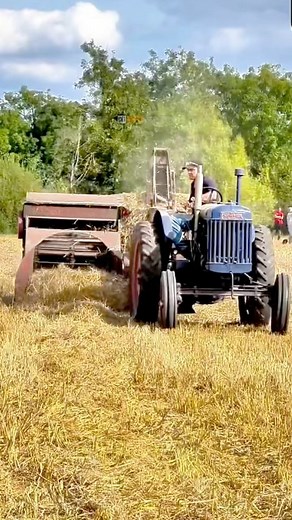 834K views · 6.5K reactions | Old school farming action with the Fordson tractor and Massey baler | Pro Horizon Farming Content | Facebook