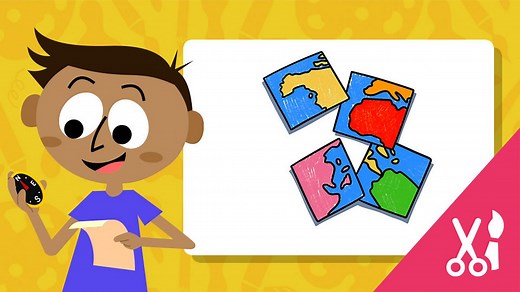 Make a world map jigsaw - EYFS - Reception - BBC Bitesize