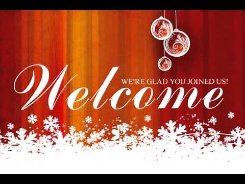 Christmas Video Welcome Loop