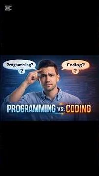 Difference between coding and programming