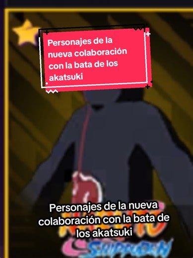 personajes de la colaboración Akatsuki