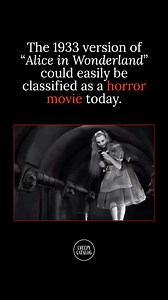 Absolutely terrifying. 🎬 "Alice in Wonderland" (1933) directed by Norman Z. McLeod | Creepy Catalog