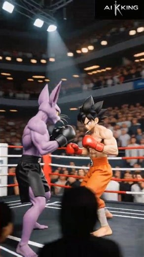 Goku Vs Beerus 😱 : : Boxing Ring Fight 🥊 : : Ai Journey King
