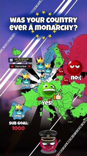 was your country a monarchy #mapping #map #viral #fyp #geographythroughmaps