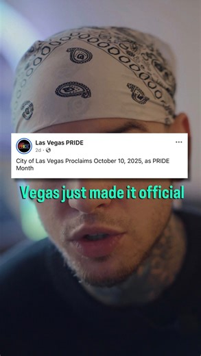 Dominic Anthony Pérignon 🏳️‍⚧️ on Instagram: "Las Vegas just made October its official Pride Month 🏳️‍🌈 it’s not just a weekend anymore. It’s a whole month of parades, festivals, and celebration across the city. this move makes Vegas one of the few cities in the US to officially recognize a month outside of June as LGBTQ+ Pride Month, honoring love, visibility, and equality in true Vegas style. ✨ Whether you’re local or traveling in like me and my fiancée, this is the time to show up, go out,