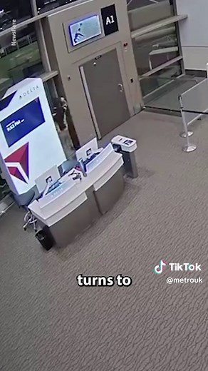The chilling final moments of a man who died after climbing inside an aeroplane engine have been released. Kyler Efinger died after entering a plane turbine engine at Salt Lake City International Airport after missing his flight to visit his sick grandfather in Denver. His family believe he may have had a mental health episode as airport workers found him unconscious in the engine of a plane that was travelling to San Francisco. #usnews #newstok #newsfyp #saltlakecity #kylerefinger #airplane #ae