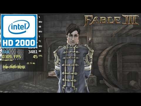 Fable 3 - Pentium G620 + Intel HD Graphics 2000