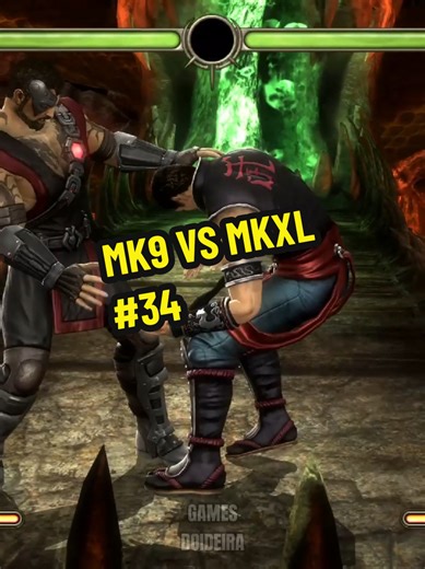 X-Ray Comparativo: Jax Briggs, Cyrax e Kano em MK9 vs MKXL