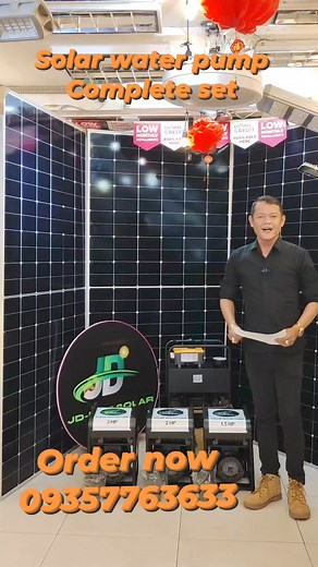 Solar water pump available here at JD Solar Lightning Zone - Quiapo Manila contact number 09668431913 located at 1645 Soler St Cor calero St brgy 309 Quiapo Manila @followers @highlight @everyone #electricpowertypestreetlightreetlight #viralreelsシ #viralreelsfb | Jeremy Foz