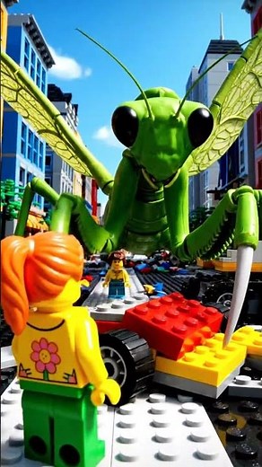 GIANT INSECT ATTACKS LEGO CITY !