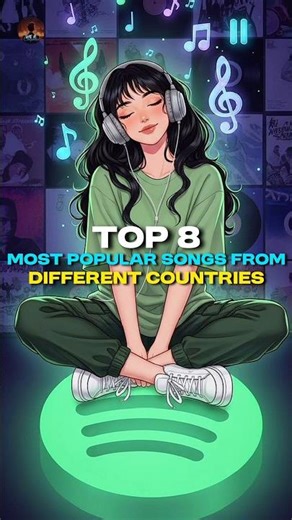 Top 8 Most Popular Songs From Different Countries🌍 | Pasoori | Lut Gaye | Safari | #shorts #song