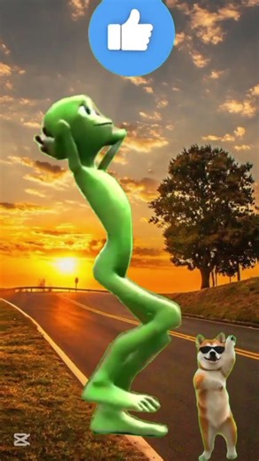 Alien Dance Trend Part-2💚🛸#greenalien #elchombo #shorts