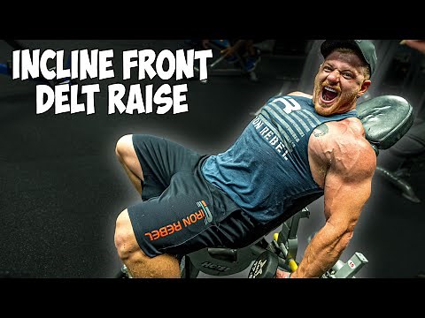Incline Front Delt Raise | GREAT SHOULDER STRETCH