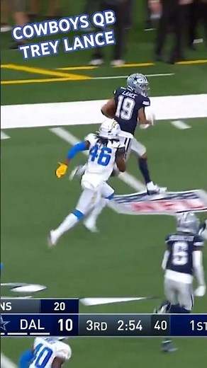 TREY LANCE ✭ #COWBOYS QB RUNS FOR 46-YARD #TOUCHDOWN! 🔥 Shows Speed In Preseason #Highlights 👀#NFL