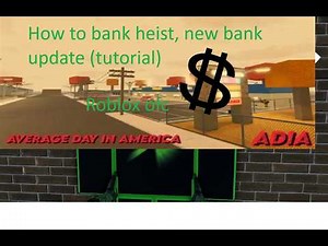 How to Bank larp in Average Day In America, Roblox