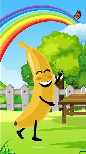 Banana Song for Kids 🍌 | Fun Kids Fruit Song 🎶