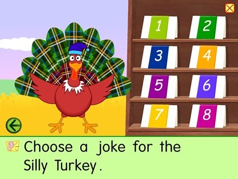 Starfall Turkey Thanksgiving - best app demos for kids