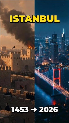 Istanbul 1453 → 2026 | From Ottoman Empire to Global Megacity 🇹🇷#istanbul #turkey #history #fyp