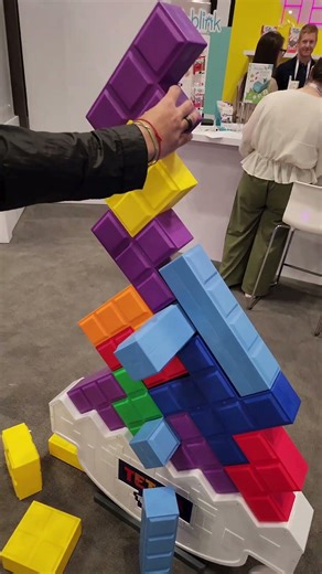 Stacking too high in Tetris Tumble XL!!!