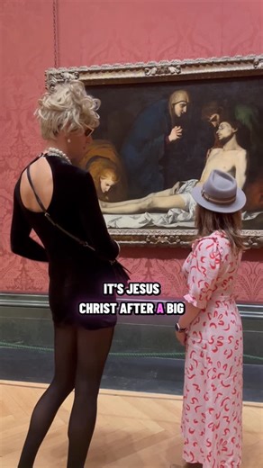 Coco | Max Norman on Instagram: "Is Jesus actually dead? And if he is gone, what would bring him back? Honestly, miracles take many forms. 💿✨ 🖼️ ‘The Lamentation over the Dead Christ’ 🧑‍🎨 Jusepe de Ribera, c.1620–21, oil on canvas 🇬🇧 Free to see at the fabulous National Gallery, London Want art, chaos, laughter and deeply unnecessary conversations like this? 💋 Come on a Coco gallery tour — booking now. Link in bio, darlings. #NationalGallery #arthistory #CocoTimeTart"