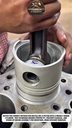 Perfect Piston Installation Trick | Engine Assembly Made Easy