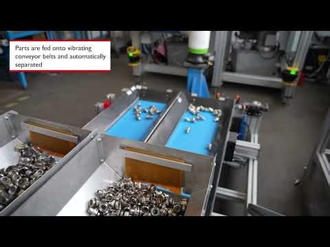 Flexibele robotische onderdelenaanvoer met de VISOR® XE vision sensor | SensoPart