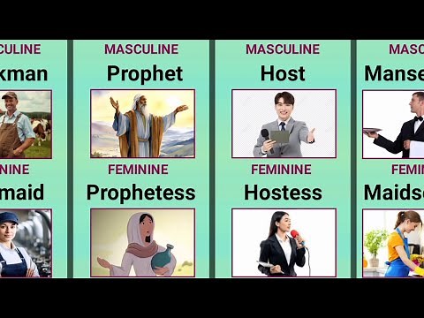 Gender of Noun in English | Masculine and Feminine
