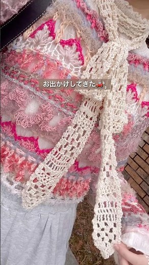 【編み物】お気に入りアイテム！🎀🪄︎︎✨#編み物#かぎ針編み#リボン#ネクタイ