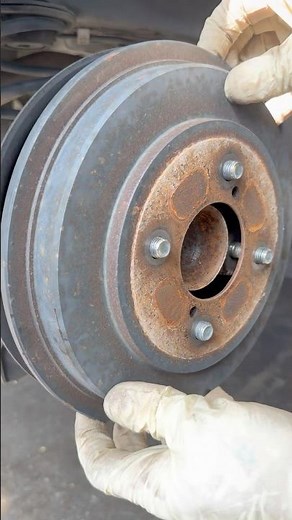 Easily Remove A Rusted Brake Drum #brakedrum