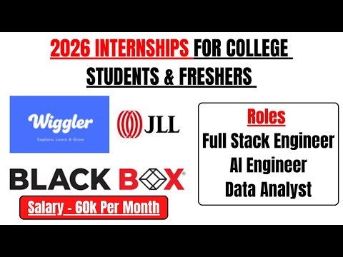 AI Internship 2026 Tamil | Internship with stipend 2026| Data Analyst Internship|IT Jobs 2026 Tamil