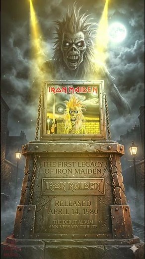 Iron Maiden – April 14, 1980 ⚡ The Birth of a Metal Legend #ironmaiden #albumrelease #heavymetal