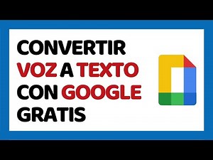 How to Convert Voice to Text Online ✅ Google Docs
