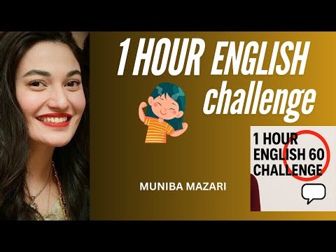 🎤 1 Hour ENGLISH SPEAKING PRACTICE That Will CHANGE Your Life\Motivational Speech// by Muniba Mazari