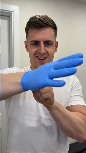 Stop Staining Your Hands! Hair Dye Hack with Blue Nitrile Gloves #workgloves #finitex