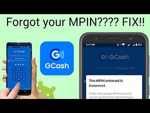 forgot mpin in gcash fix || What should you do if you forget your MPIN in gcash
