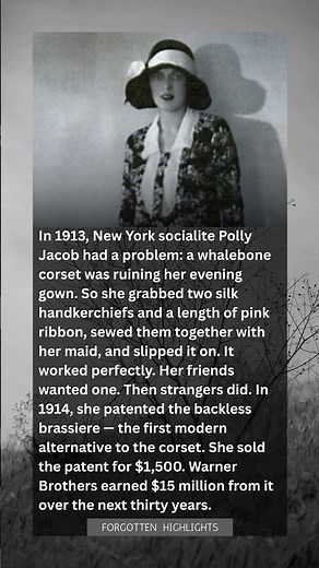She Had 20 Minutes Before a Ball and Two Silk Handkerchiefs — So She Invented the Brassiere