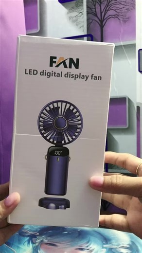 Fan LED Digital Display Fan it has real time power, Intelligent 5th gear, long endurance #fan #useful #bestbudol #checkout #ordernow #foryoupage #foryou #fyp #sallybebs