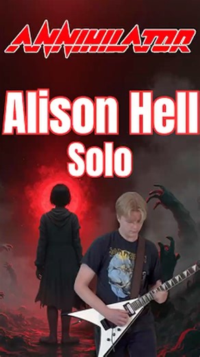 Annihilator - Alison Hell solo cover by Julian SB (15) #annihilator #thrashmetal #metalcover