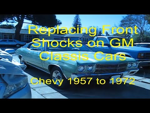 How to Replace Front Shocks on GM Classic Cars Chevy 1957 to 1972