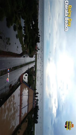 Present Climate - Chirala Beach ⛱️ 🌧️ | Chirala Forever